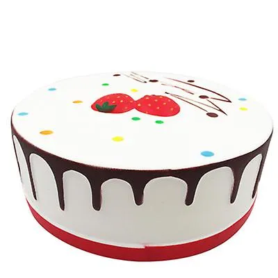 24.5*24.5*8.5cm white Oversized mousse cake Squishy Slow rebound Decompression toys for kids,adult AZ18314