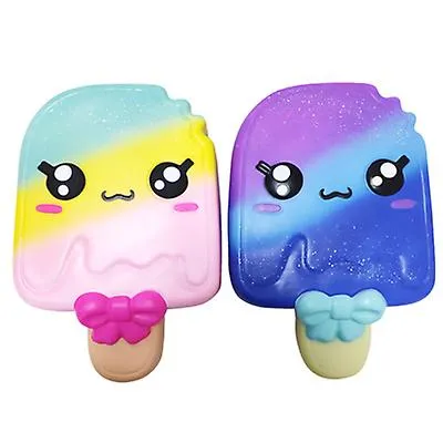 28*19.5*7cm. rainbow colors Squishies oversized ice cream Squishy Slow Rising Decompression toys ?for kids,adul AZ14735