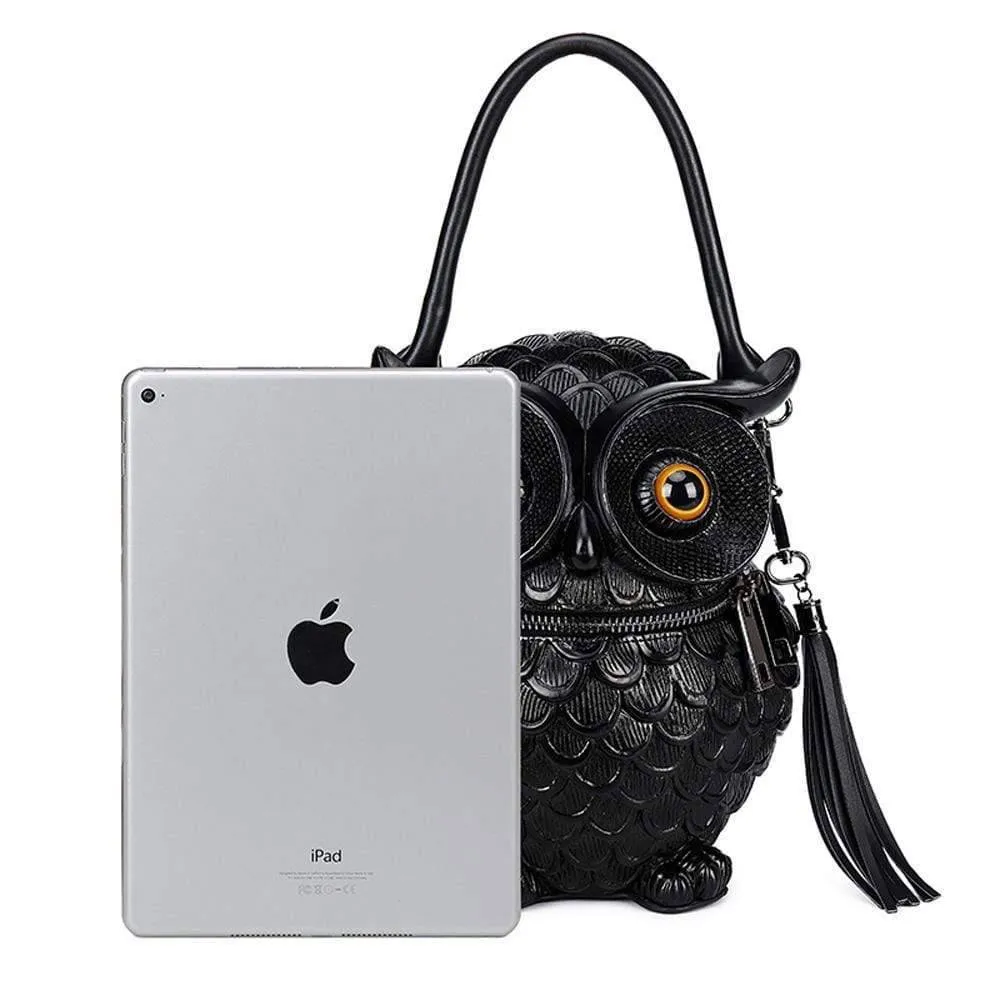 3D  Owl Handle Shoulder Messenger Cross body Backpack