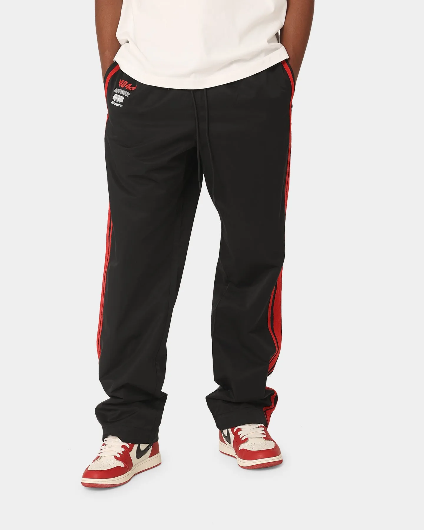 404 Racer Trackpant Black/Red