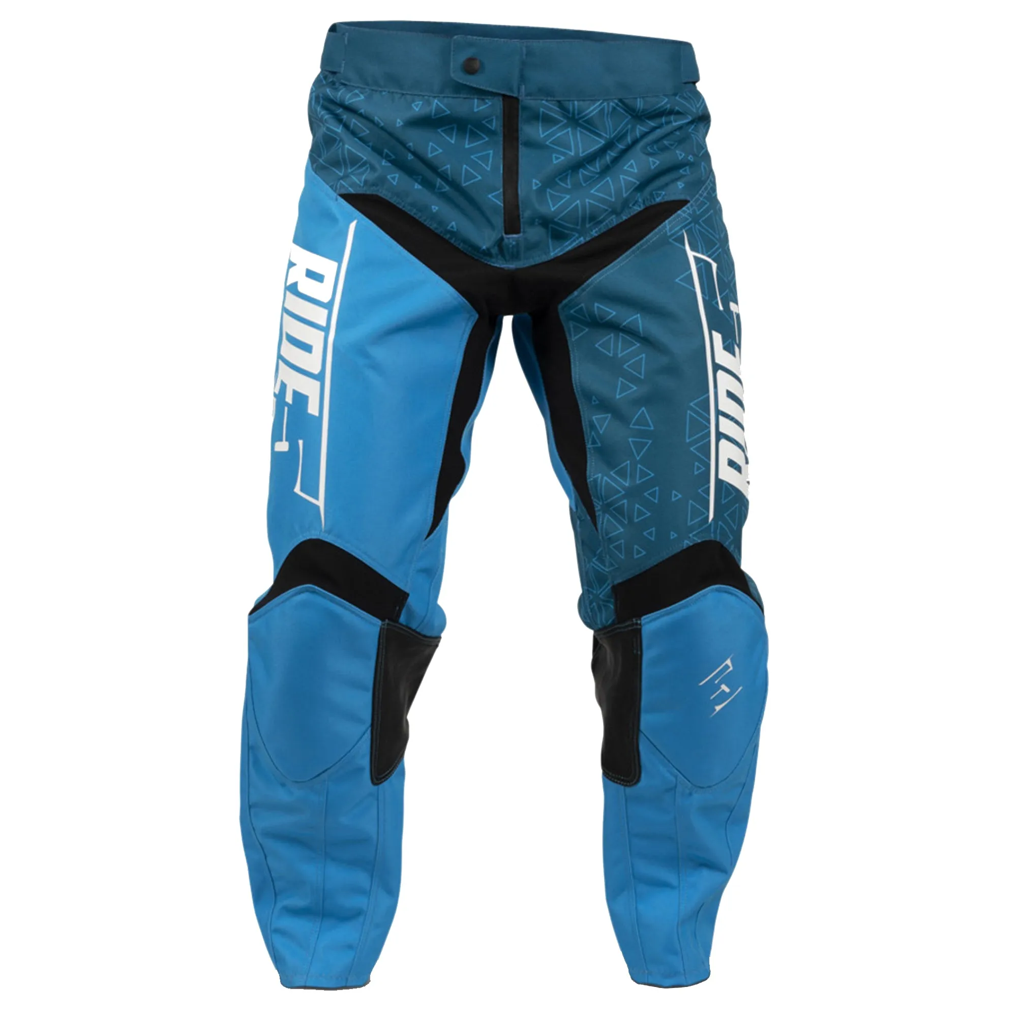 509  Ridge ITB Pants Leather Reinforced In-The-Boot Comfort Off-Road Cyan Navy