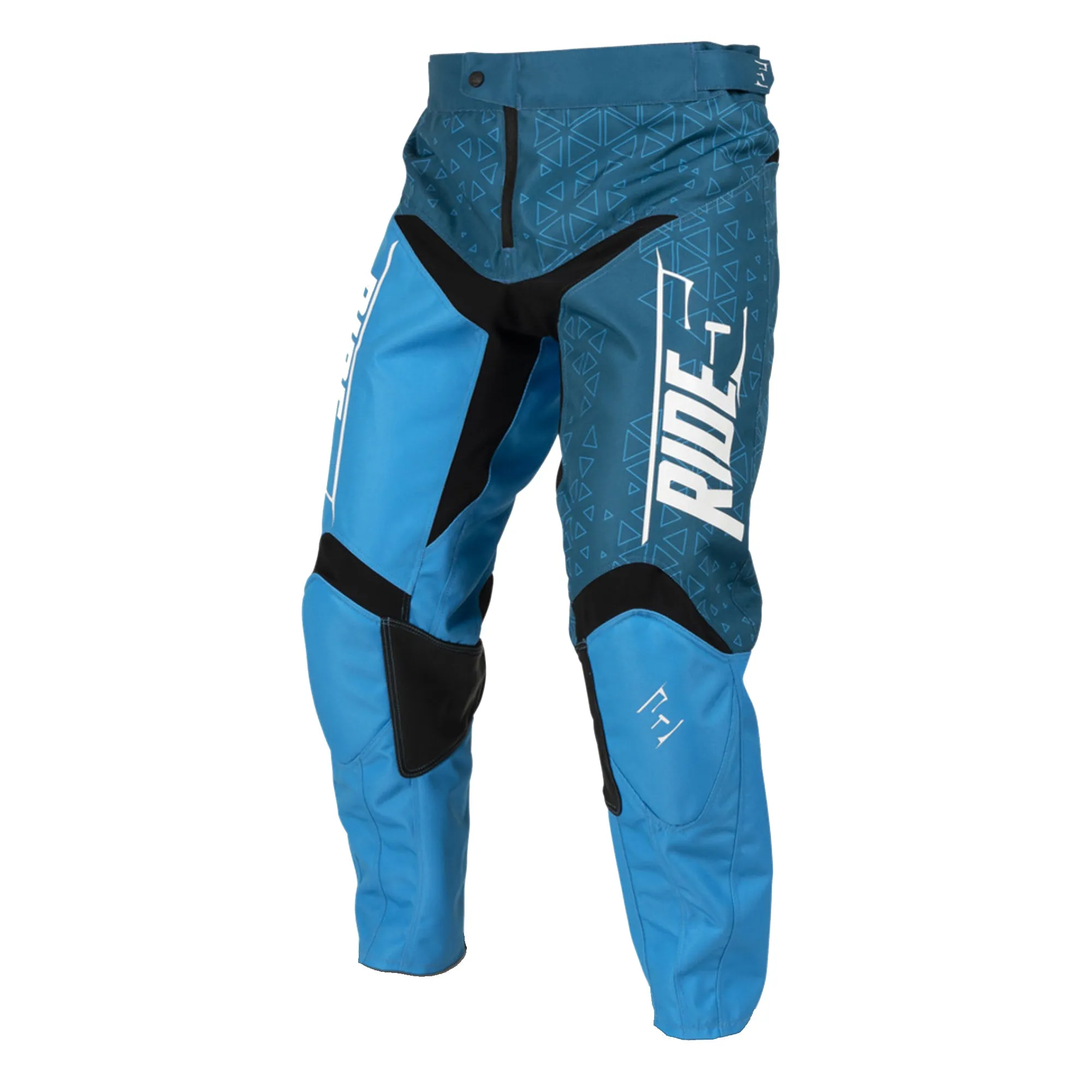 509  Ridge ITB Pants Leather Reinforced In-The-Boot Comfort Off-Road Cyan Navy