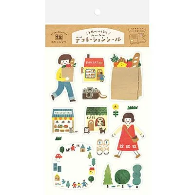 A Day Out Sticker (2 sheets) Furukawashiko