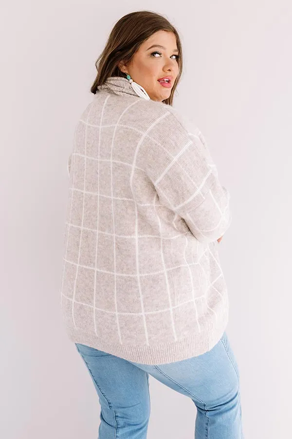 A Latte Love Sweater In Birch   Curves