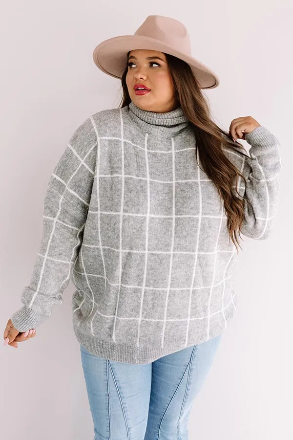 A Latte Love Sweater In Grey   Curves