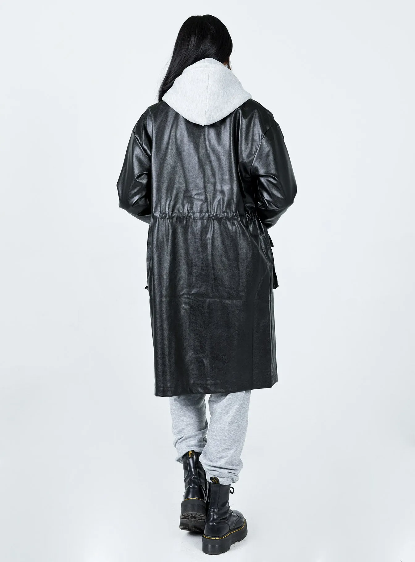 Aalto PU Coat Black