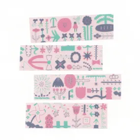 AIUEO Washi Tapes - flower