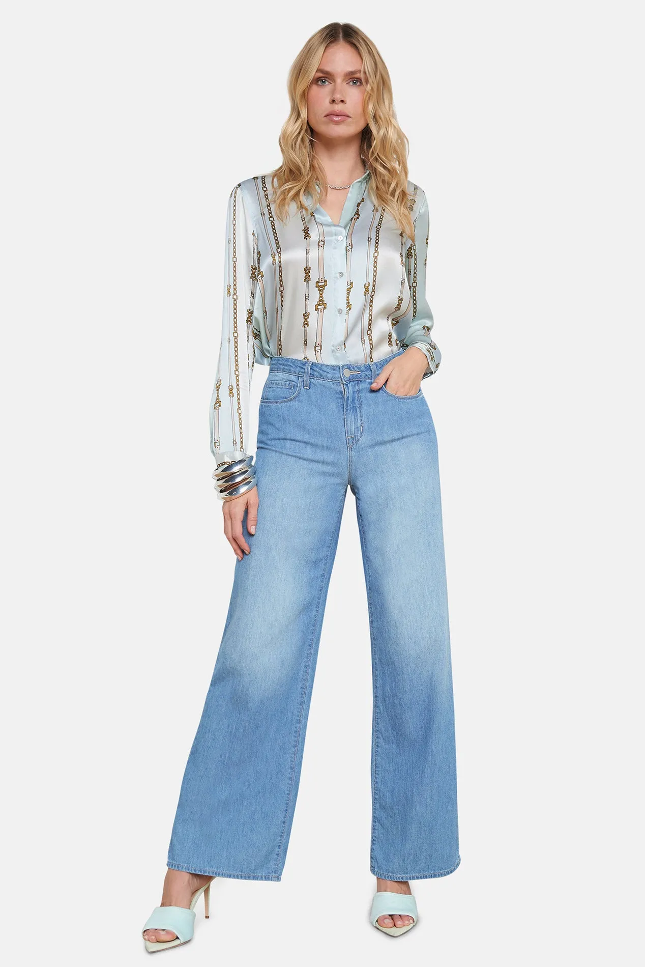 Alicent Wide-Leg Jean Havana