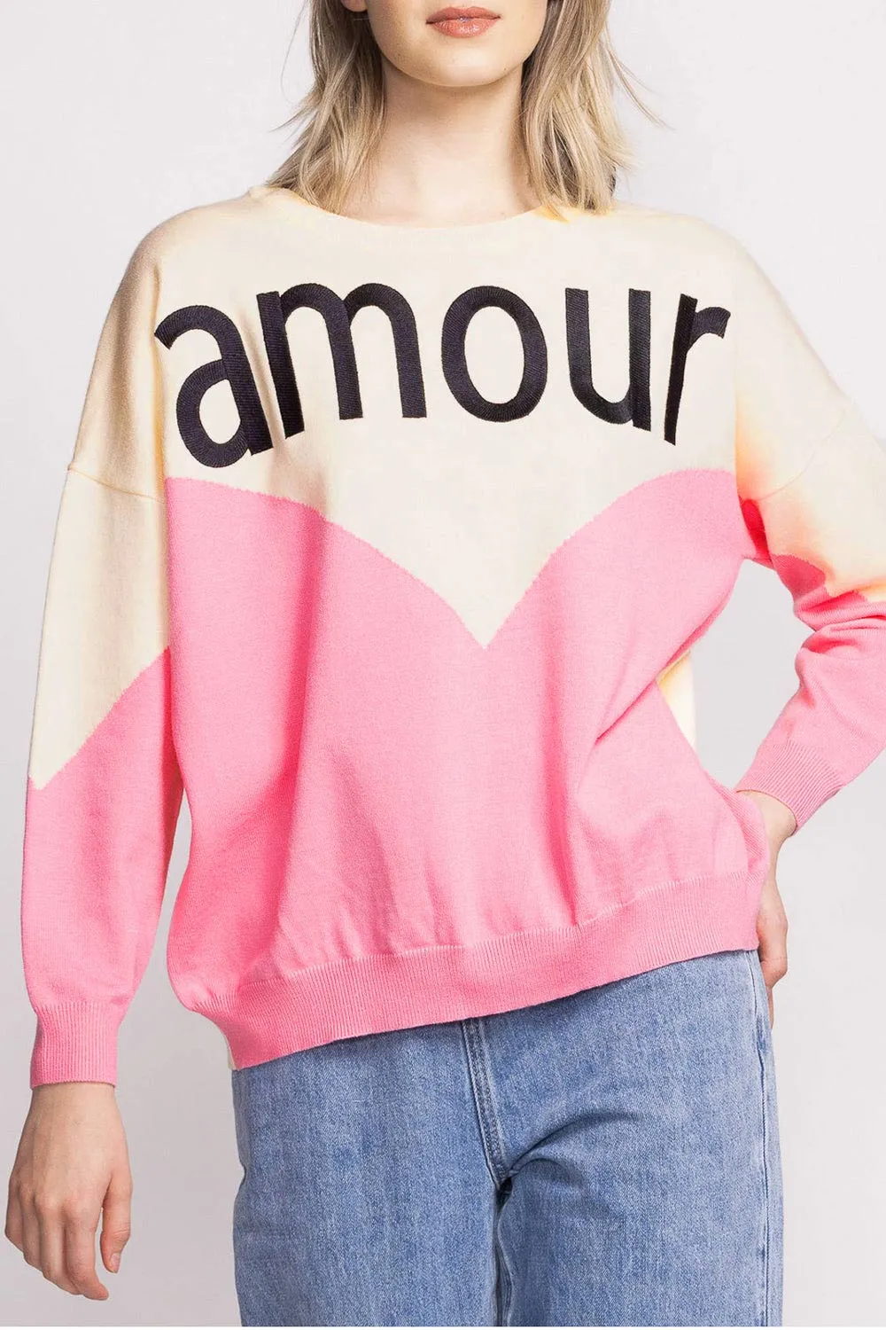 Alovia | Oversized "Amour" Sweater