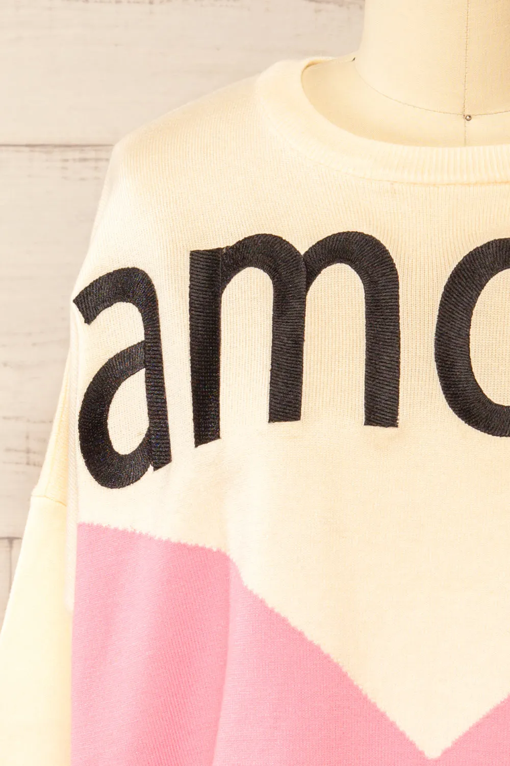 Alovia | Oversized "Amour" Sweater