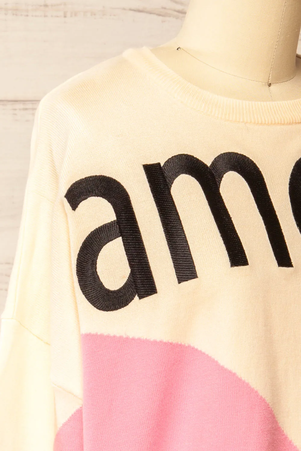 Alovia | Oversized "Amour" Sweater