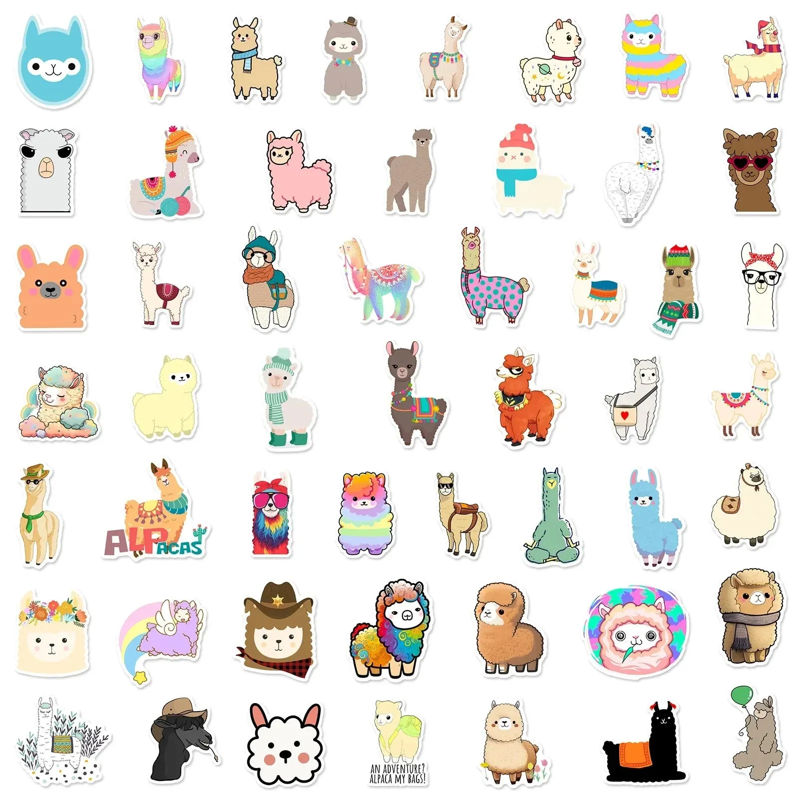 Alpaca Stickers Glossy