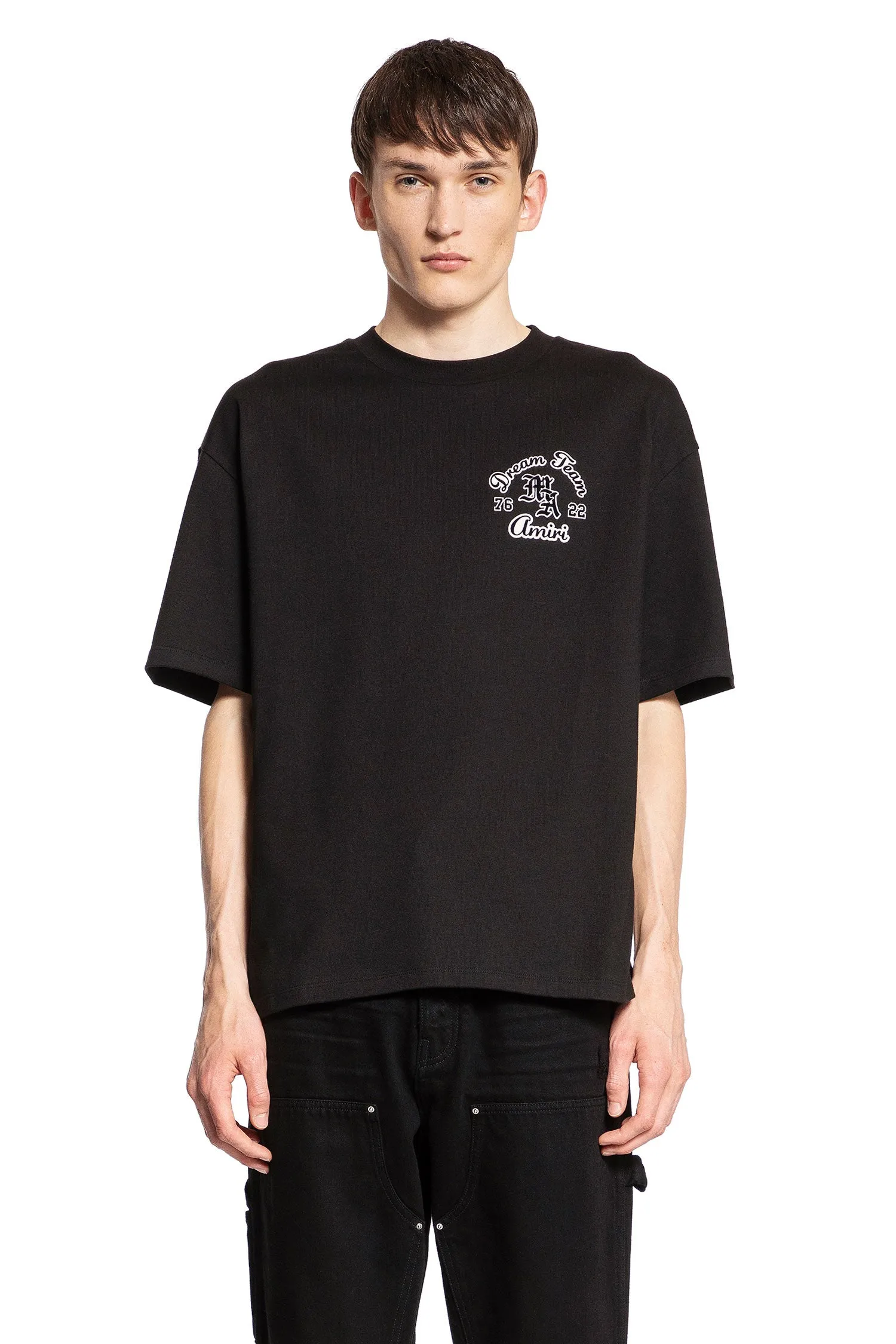 AMIRI MAN BLACK T-SHIRTS & TANK TOPS