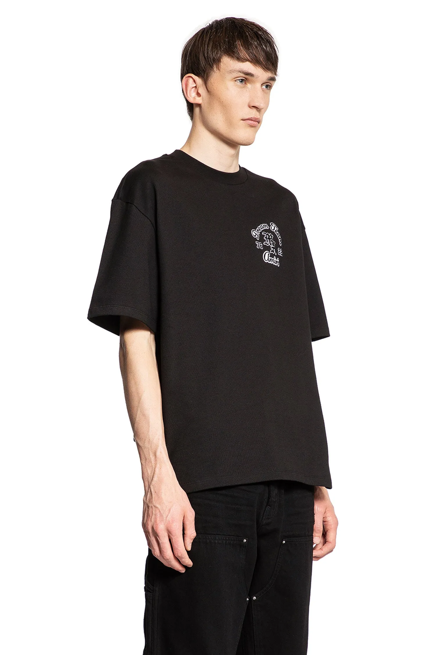 AMIRI MAN BLACK T-SHIRTS & TANK TOPS