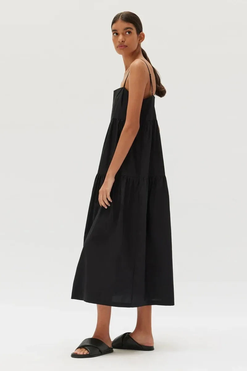 Assembly Label - Sandy Poplin Dress - Black