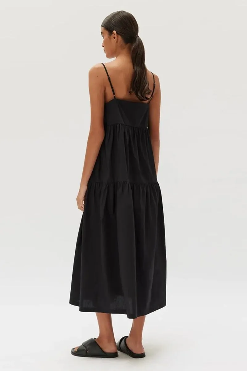 Assembly Label - Sandy Poplin Dress - Black