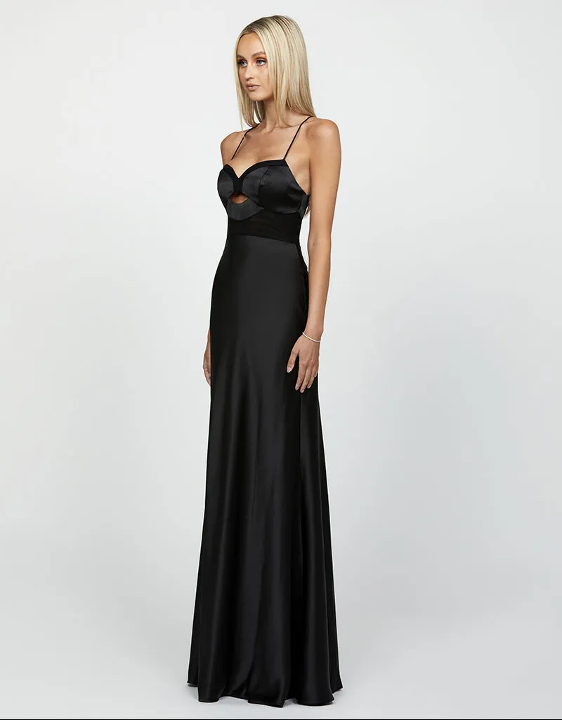 AUGUSTA SHEER PANELLED GOWN B62D06L