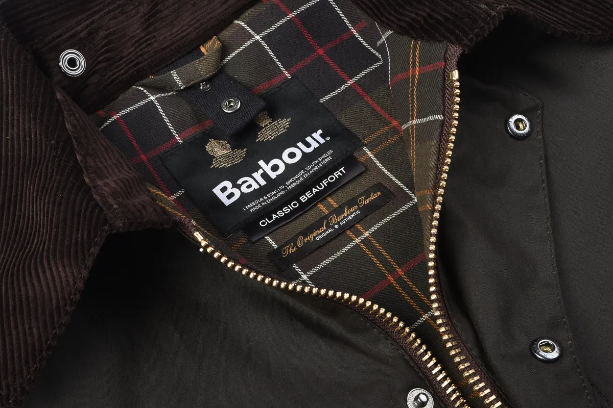 BARBOUR CLASSIC BEAUFORT JACKET - OLIVE