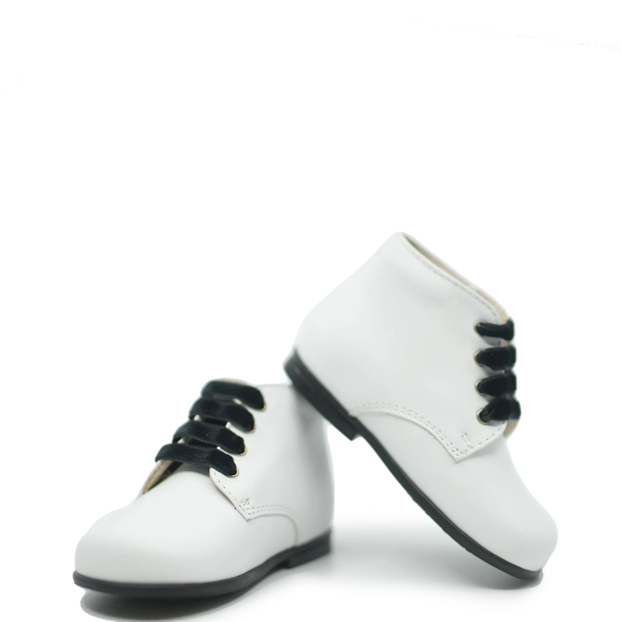 Beberlis White Leather Baby Bootie