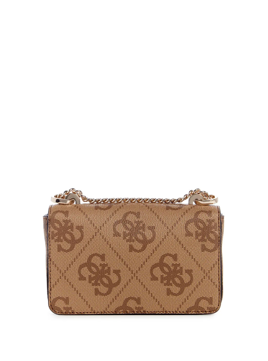 Beige Brown Logo Eliette Mini Crossbody Bag