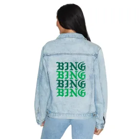 Binghamton Bearcats Gothic Denim Jacket