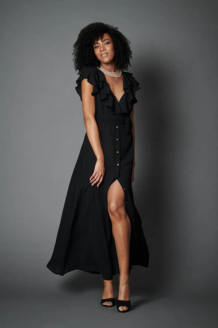 Birkin Black Maxi Dress