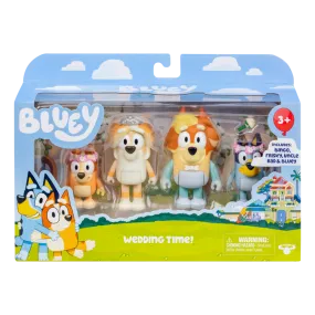 BLUEY S10 FIGURE 4 PACK WEDDING TIME