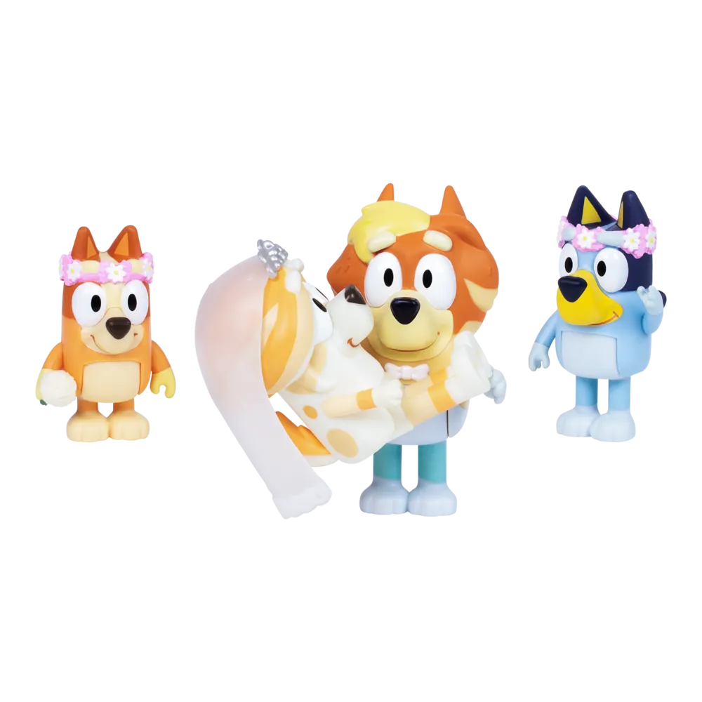 BLUEY S10 FIGURE 4 PACK WEDDING TIME