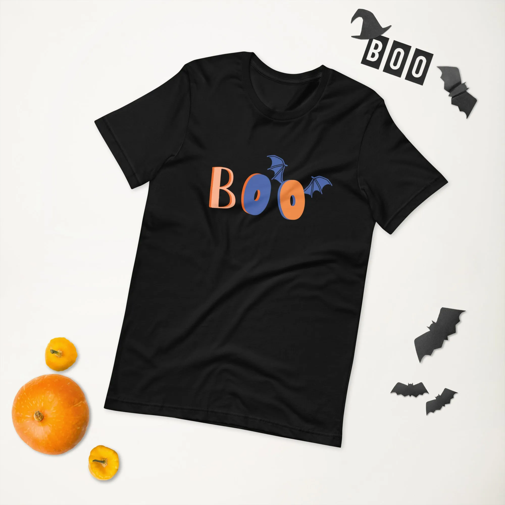 BOO Halloween Bat Unisex t-shirt