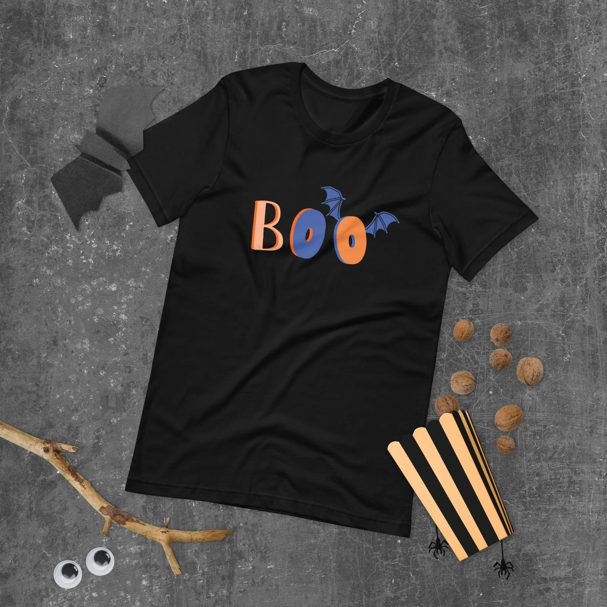 BOO Halloween Bat Unisex t-shirt