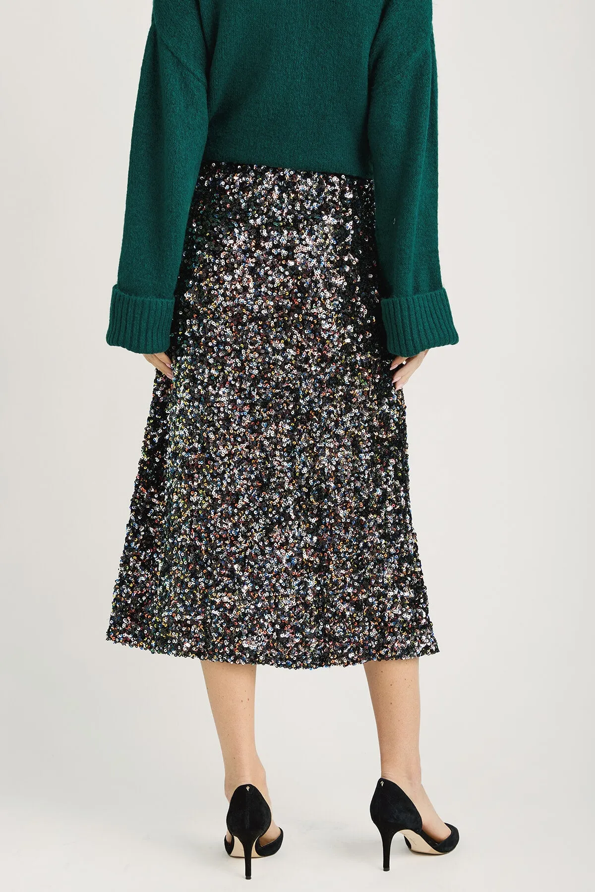 By Together Sequin Midi Skirt