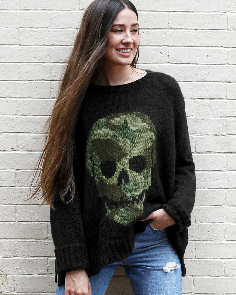 CAMO SKULL CREW CHUNKY