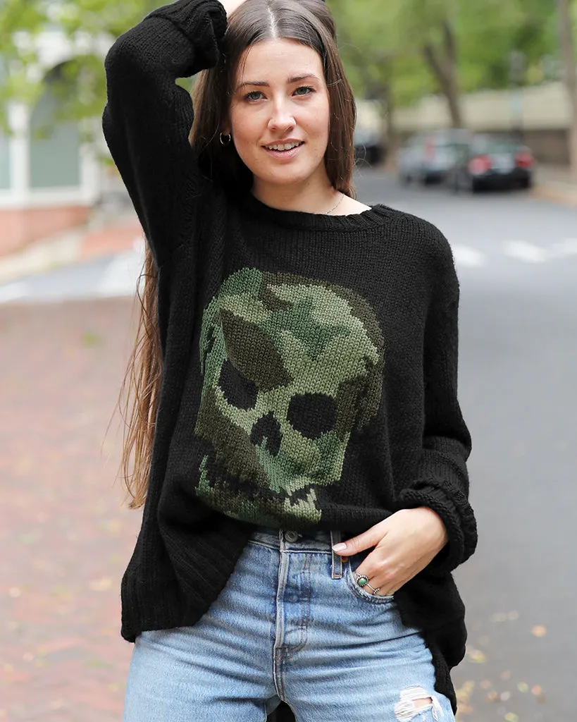 CAMO SKULL CREW CHUNKY