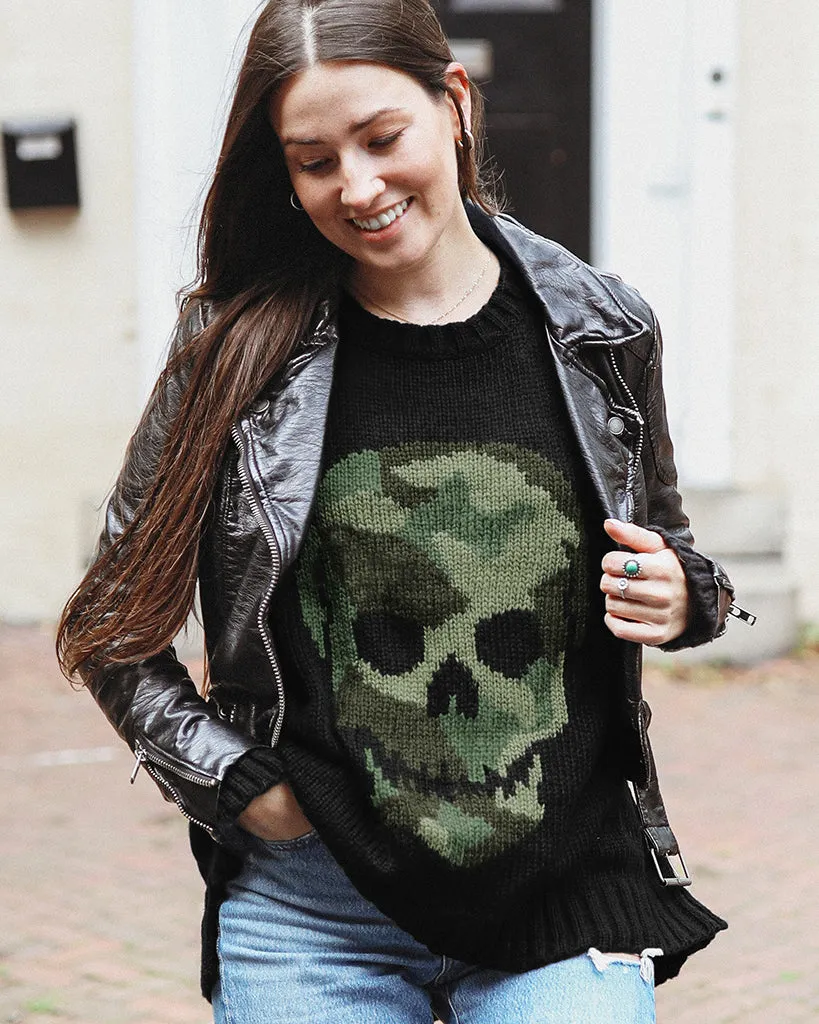 CAMO SKULL CREW CHUNKY