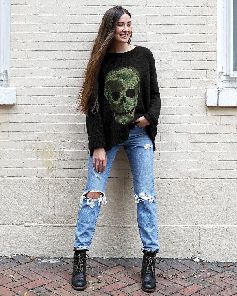 CAMO SKULL CREW CHUNKY