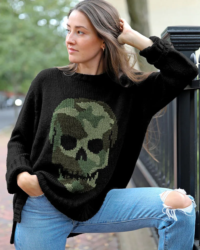 CAMO SKULL CREW CHUNKY