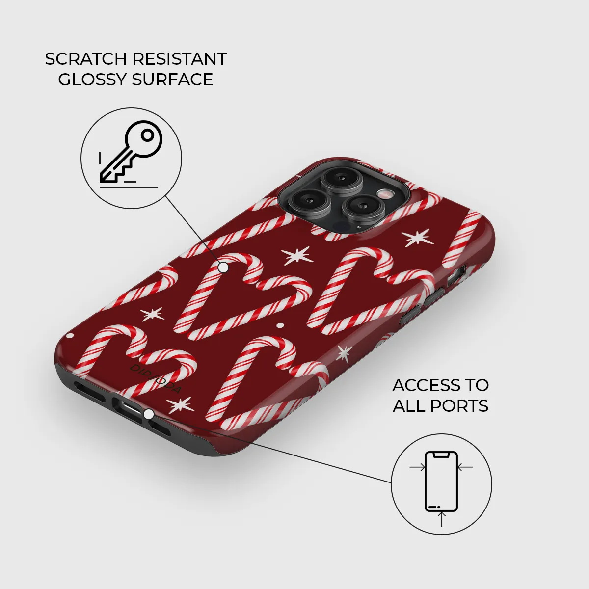 Candy Canes Phone Case