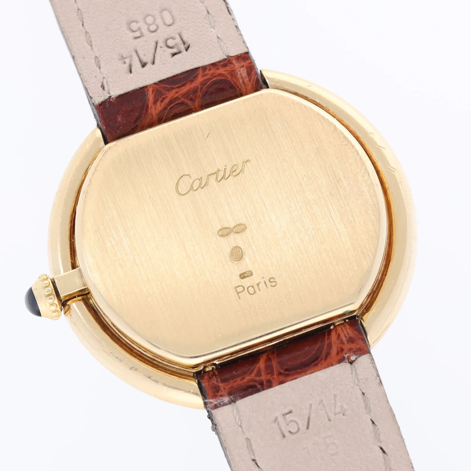 Cartier Paris Gondole Ellipse 1970s 18kt Yellow Gold Large Size