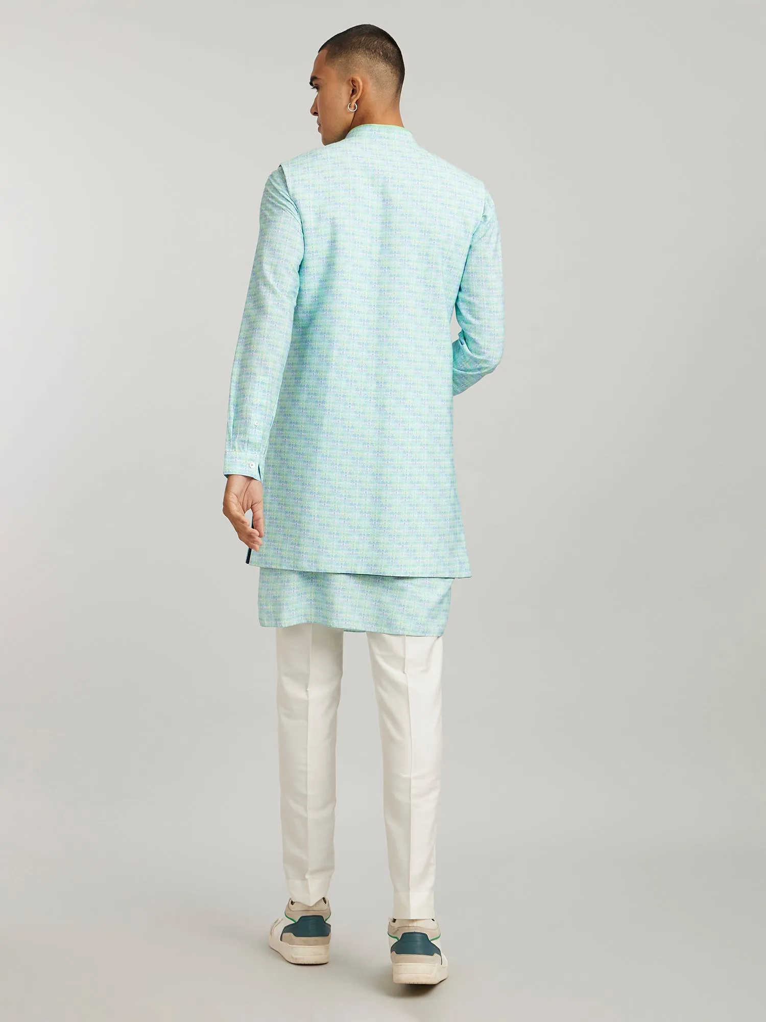 Cathedral Sleeveless Sherwani- Salvadore