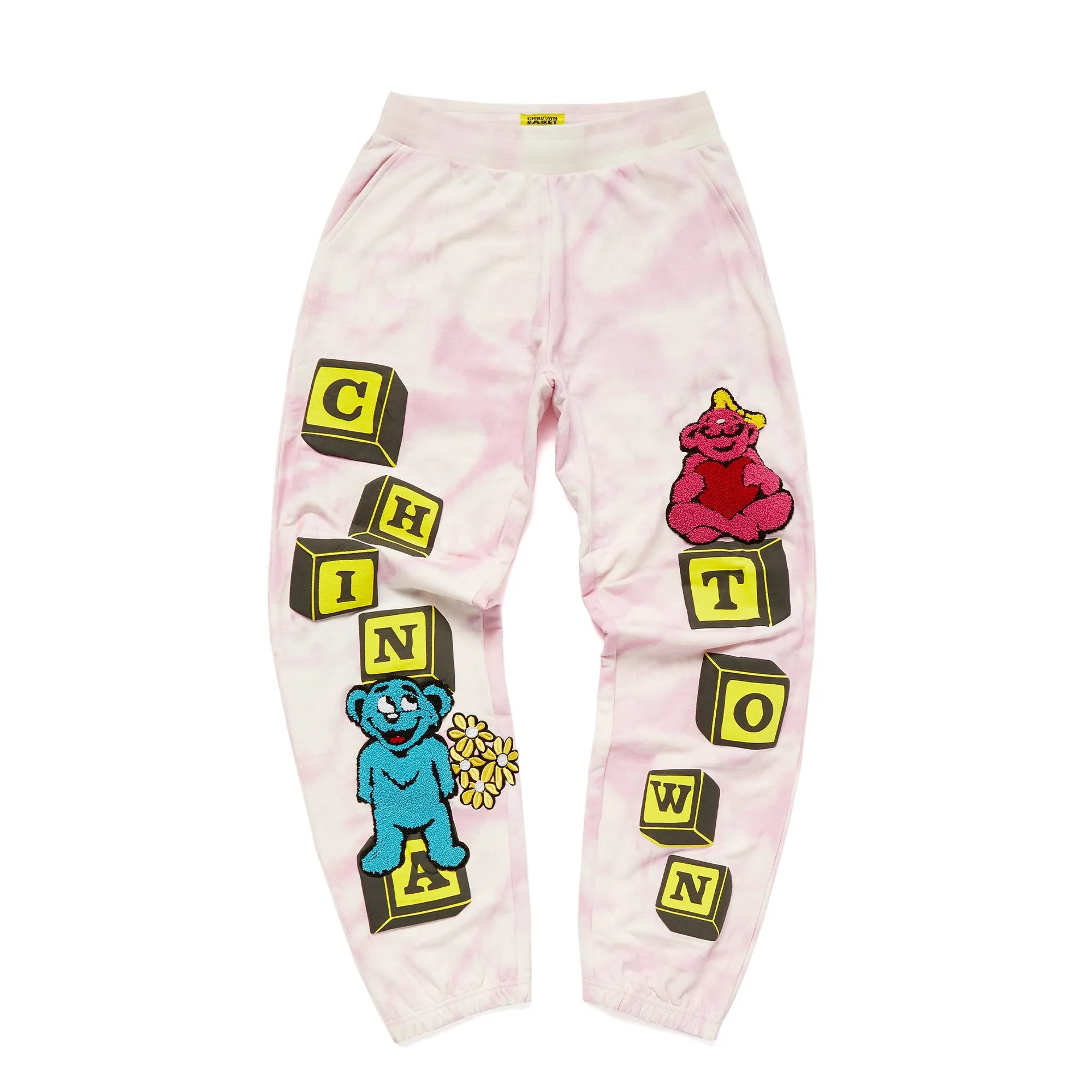 Chinatown Market Mens Be Mine Pink Sweat Pants