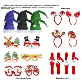 Christmas Decorations Glasses Suit