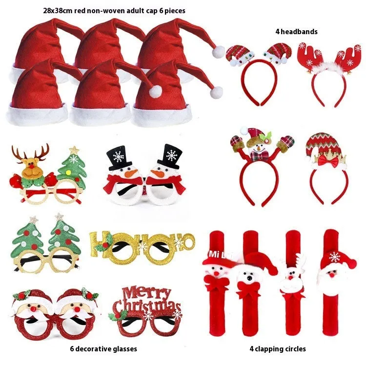 Christmas Decorations Glasses Suit