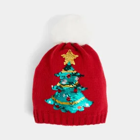 Christmas Novelty Hat - Sequin Tree