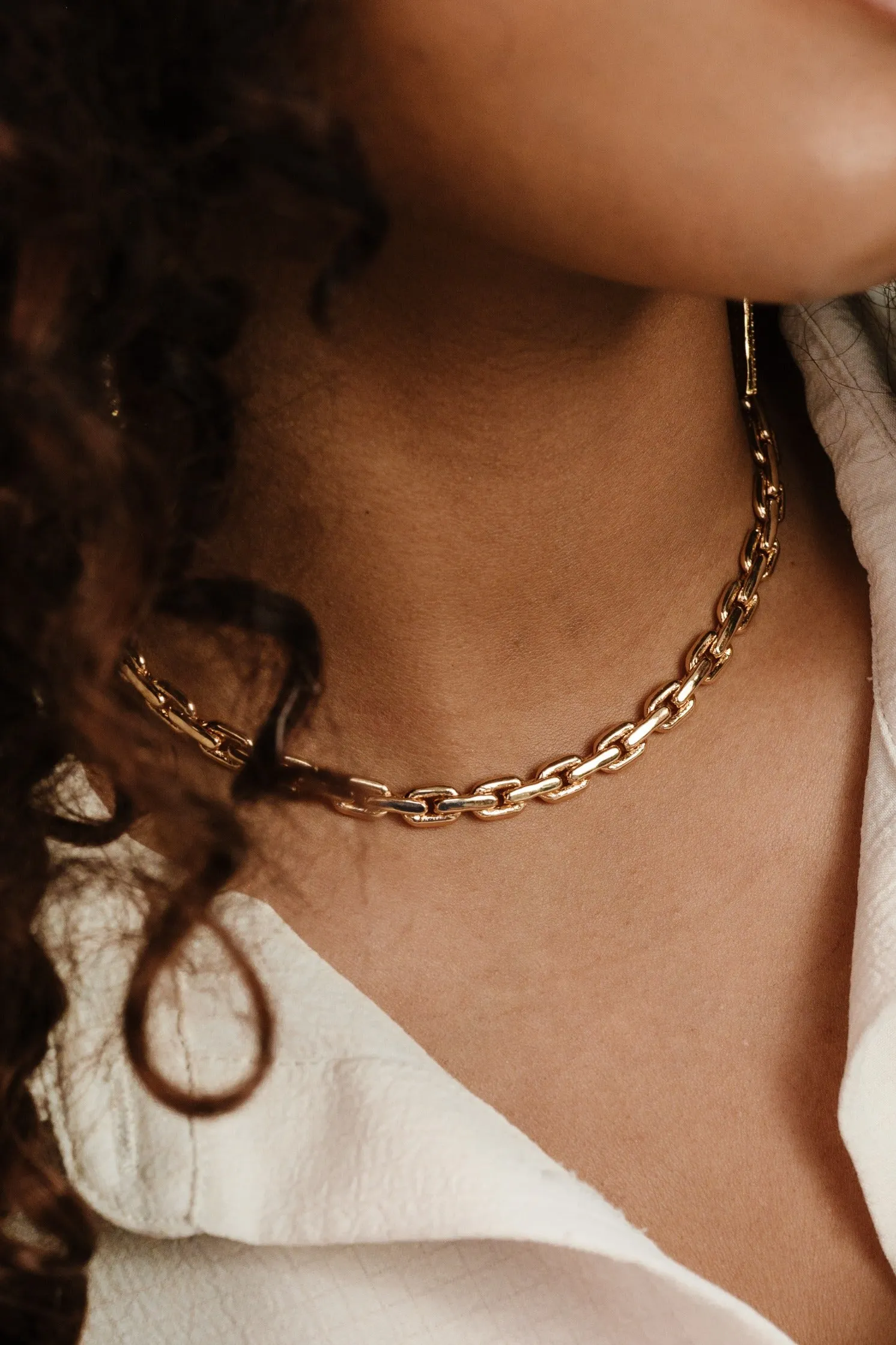 Chunky Chain Link Necklace