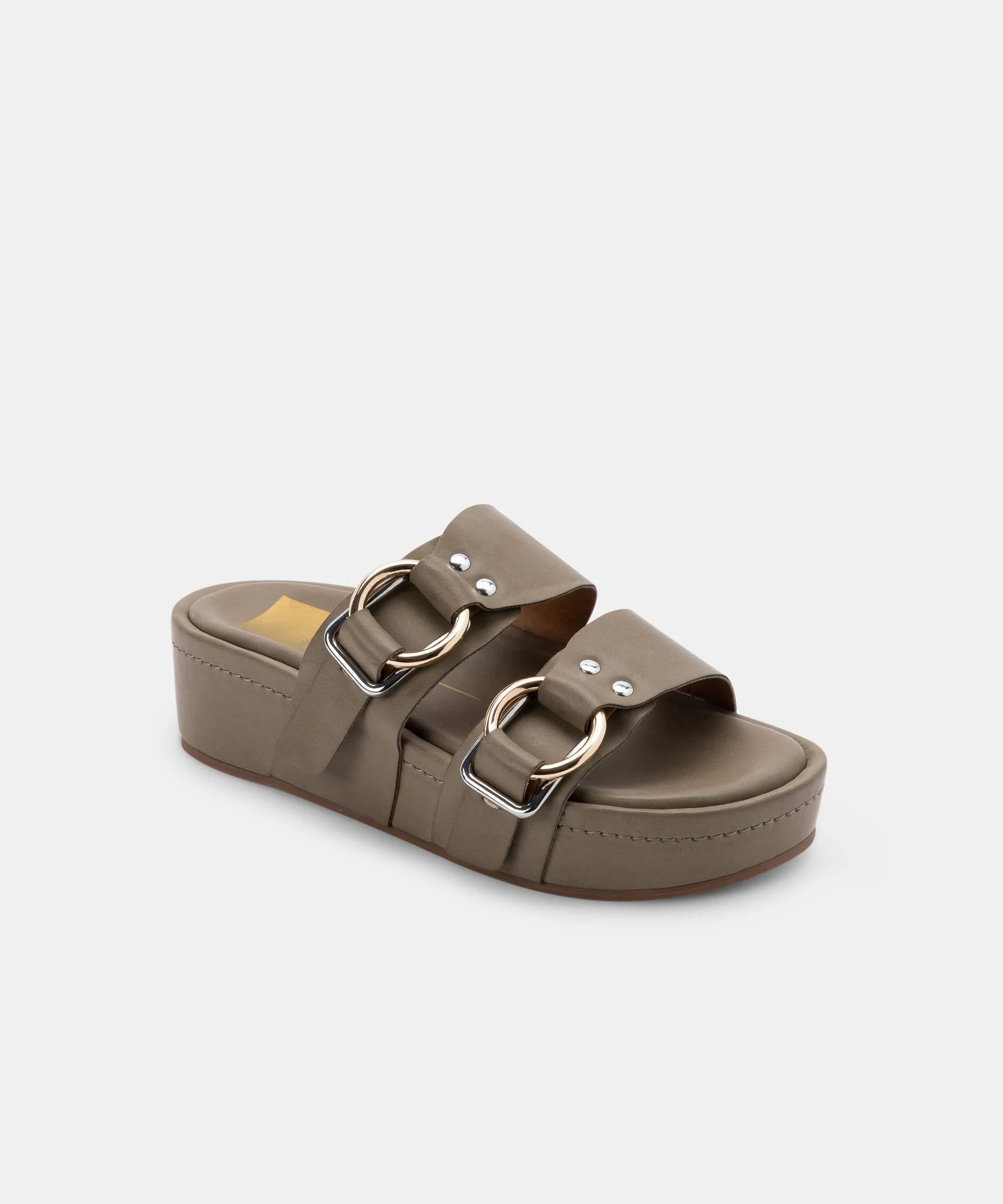 CICI SANDALS KHAKI STELLA - re:vita