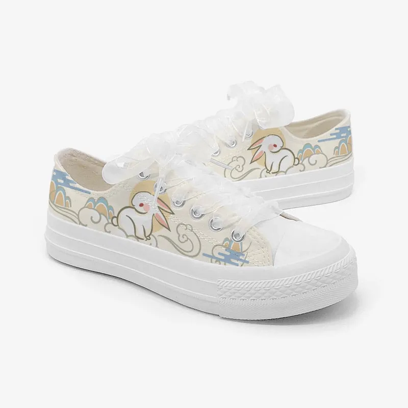 Cloudy Bunny Low Top Sneakers