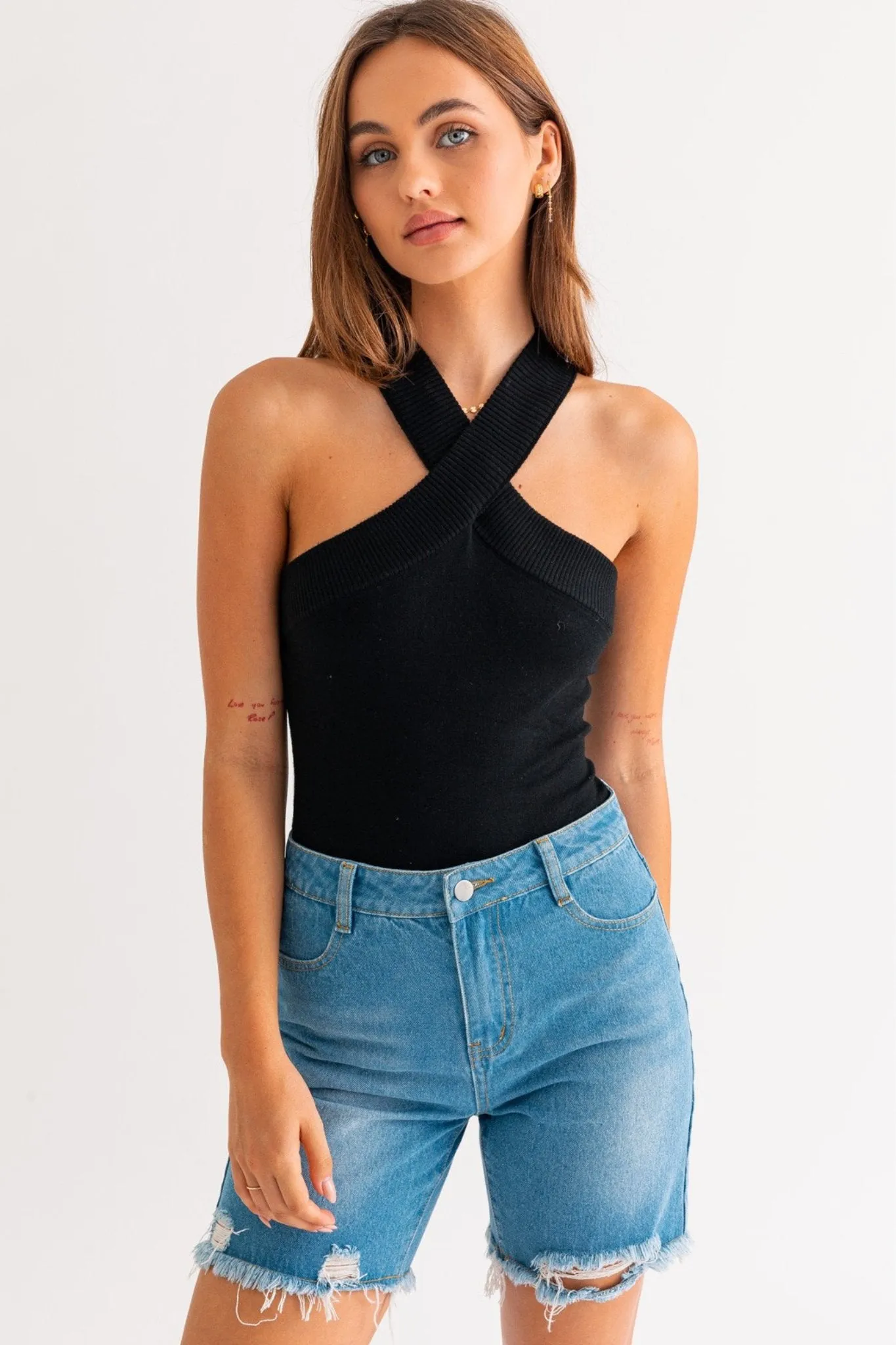 Conner Cross Back Body Suit