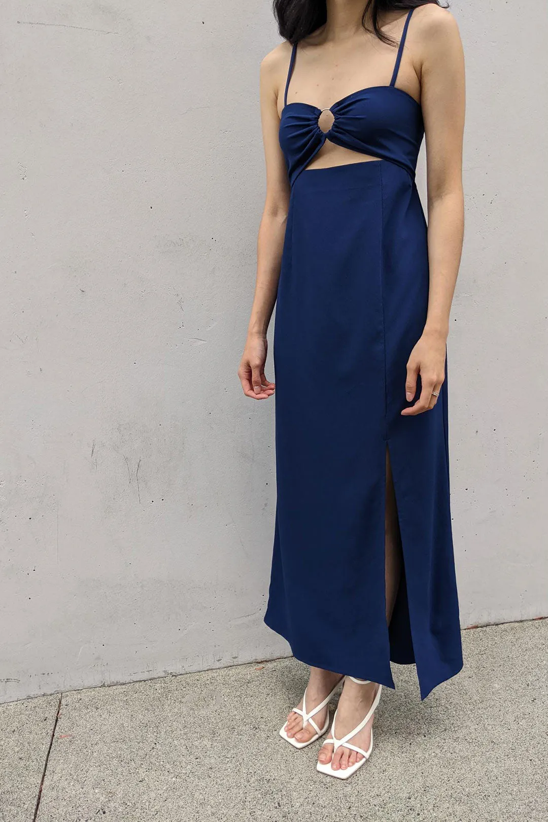 CUTOUT MIDI DRESS