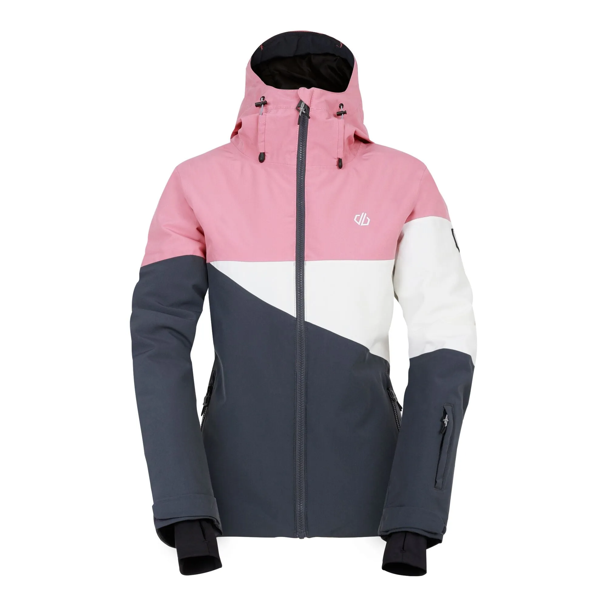 Dare 2B Women's Ice III Waterproof Insulated Ski Jacket (Dusty Rose/Ebony)