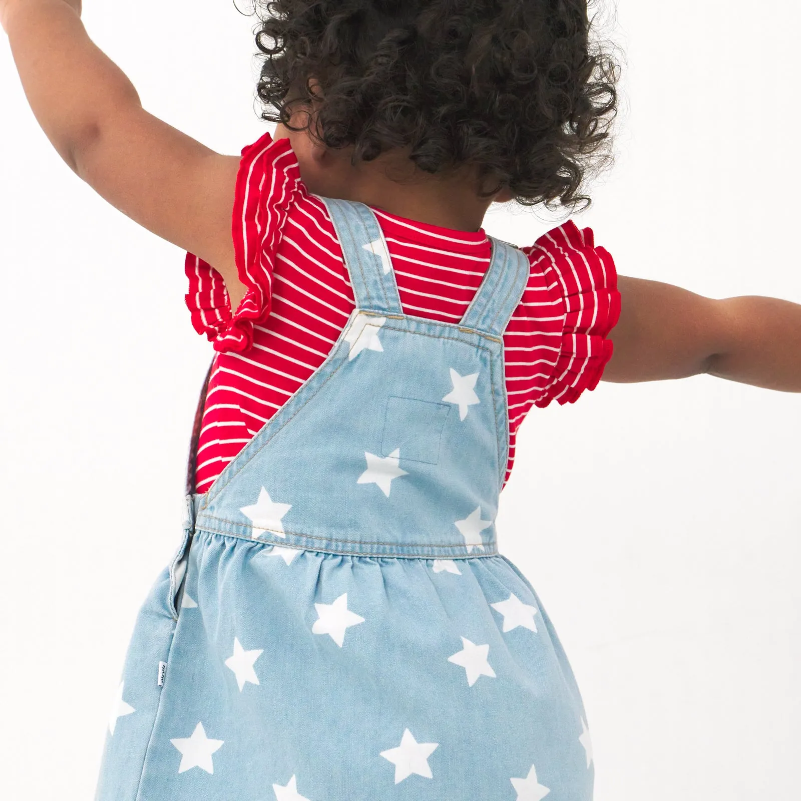 Denim Stars Tank Skirt Overall